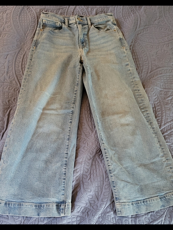GAP Denim - GAP High Rise Wide Leg Crop Jeans, Size 28